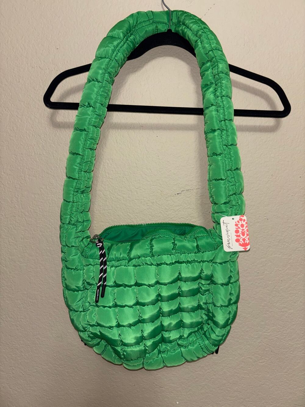 FP Movement Quilted Carryall Crossbody Bag Kelly Green NWT Free People